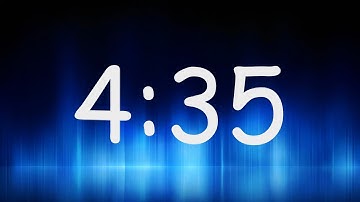 4:35 Minutes Timer / Countdown from 4min 35sec