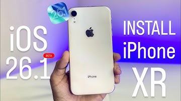 How to Update & install iOS 26.1 Beta on iPhone XR - install iOS 26.1 Beta on iPhone XR