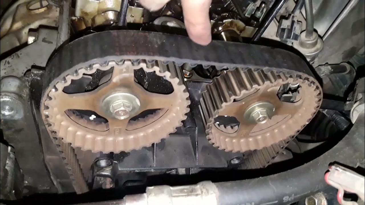 correa de distribución de honda crv 98 gastada - YouTube