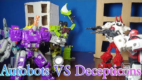 Transformers Earthrise: Red Alert and Six-gun VS The Decepticons | Part 2 of 2 | (stop motion)