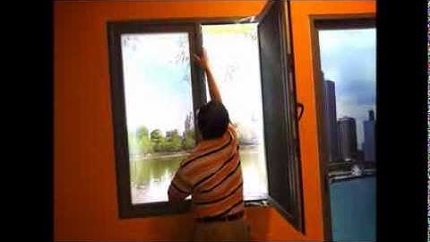 Master Security Screen Hinged window