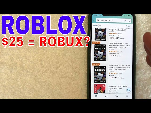 ✓ How Much Robux Is $25 🔴 