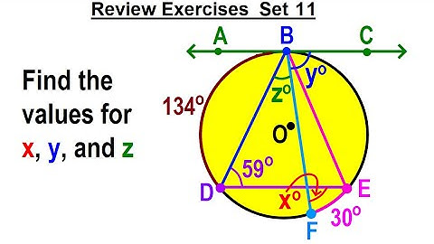 Geometry - Ch. 6: Circles (38 of 39) Review Exercise: Set 11 of 12