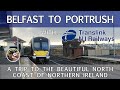 Belfast to the beautiful coastline of portrush with translink northern ireland railways