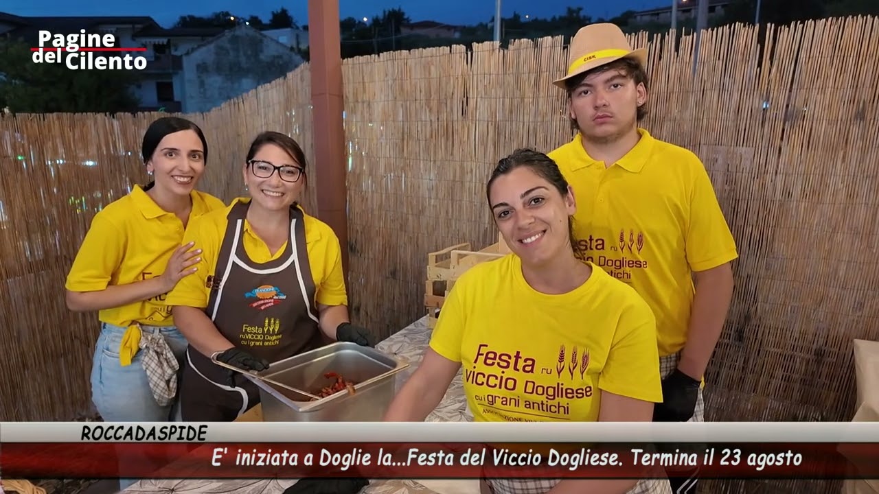 Roccadaspide - E' iniziata ieri sera la...Festa del Viccio Dogliese....termina domenica 23 agosto