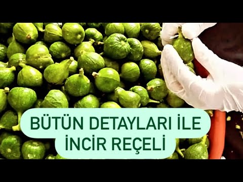 HAM İNCİR RECELİ NASIL YAPILIR ham incir reçeli,rengine bayılacaksınız, incir receli nasıl yapılır