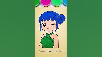 Zoey💞K-pop Demon Hunters #trending #shorts #cartoon #kpop #demonhunters #zoey #kidsart #cute