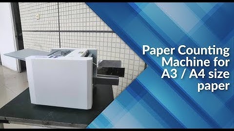 Paper Counting Machine For A3 / A4 Size Paper | Best Packaging Company In Delhi | Bandma