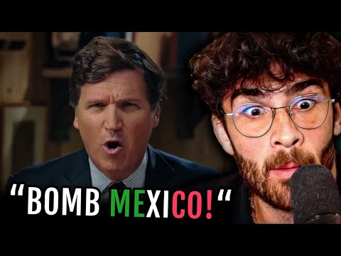 Thumbnail for Tucker Carlson goes MASK OFF On Mexico | Hasanabi reacts