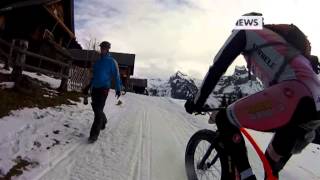 L'AVVENTURA IN BICICLETTA SULLA NEVE