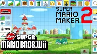 New Super Mario Bros Wii Style In Super Mario Maker 2 [Mod]