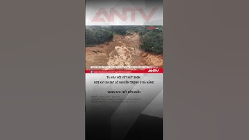 Đà Nẵng: Phát hiện thêm vết nứt dài 300 m ở nơi sạt lở làm 3 người mất tích #antv #shorts #satlo