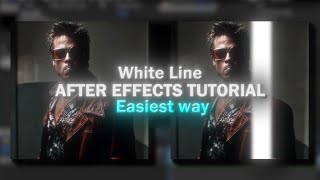 how to make Smooth White Line Swipe | After Effects Tutorial