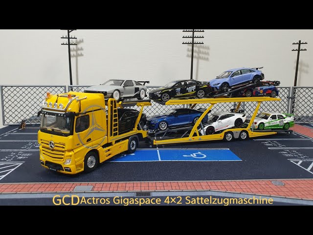 35R-001 GCD 1/64 ACTROS GIGASPACE 6×2 Preorder] GCD 1:64 Mercedes-Benz Actros 3 axle tractor with