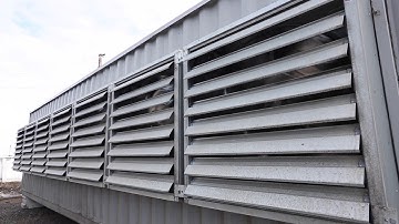 Mining container for 300 ASICs - Antminer S19 type. In our cryptocurrency mining farm in Kazakhstan.