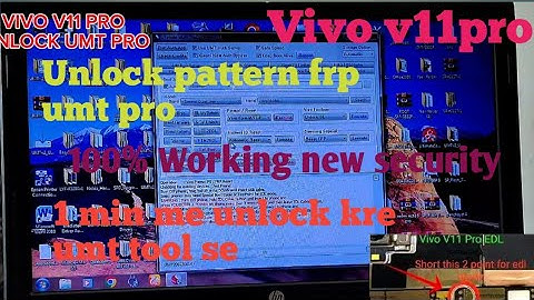 Vivo v11pro unlock Umt tool | vivo v11pro Unlock frp | vivo v11pro unlock Umt 💯 | unlock frp without