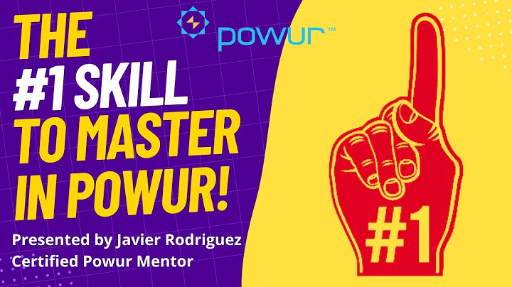 Webinar: The #1 Skill to Master in Powur!