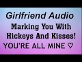 Asmr girlfriend audio marking you with hickeys and kisses needyclingy gf f4m f4f f4a