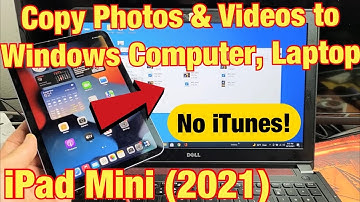 iPad Mini (2021): How to Copy Photos & Videos to Windows Computer, PC, Laptop w/ Cable- NO iTunes!