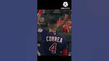 Carlos Correa gets standing ovation in return to Houston! #shorts
