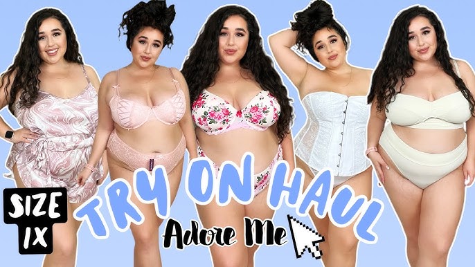 Adore Me For Curvy Girls! $500 Try On Haul & Unboxing for sizes 14/16,  Extra Large & 38D 