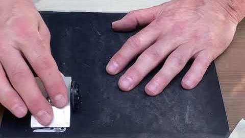 BladeSled.com sharpening Sevr broadhead