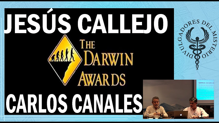 🏅PREMIOS DARWIN🏅 por Jesús Callejo y Carlos Canales