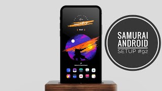 Best Nova Launcher Setup #92 | Samurai | Sunset | Minimal Android Setup