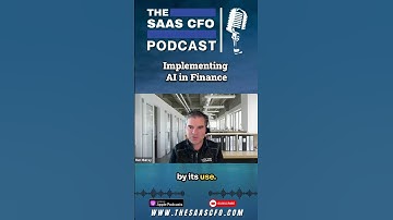 Implementing AI in Finance #podcast #saas #modelop #ai #finance #shorts #saasstartup #software #cfo