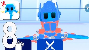 Samurai Flash - Gameplay Walkthrough Part 8 - Level 163-182 Skin Optimus Prime😎(iOS, Android)