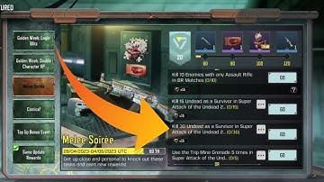 Call of Duty Mobile Kill 30 undead as a Survivor in Super Attack of the undead Task Complete