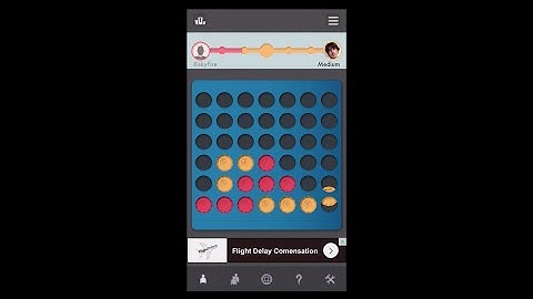 Four In A Row - iOS iPhone Gameplay Video