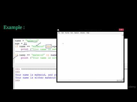 If With Boolean Operators In Python