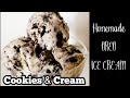 How to make Oreo Cookies and Cream Ice Cream at home | Easy Homemade No Egg No Machine Recipe