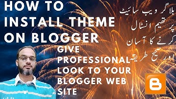 How to Install blogger Theme - Install free theme -  Free sora Templates - Templates  Blogger Course