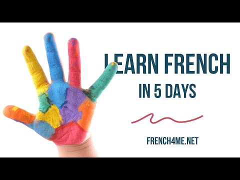 Learn French in 5 days (version 2) # Day 1