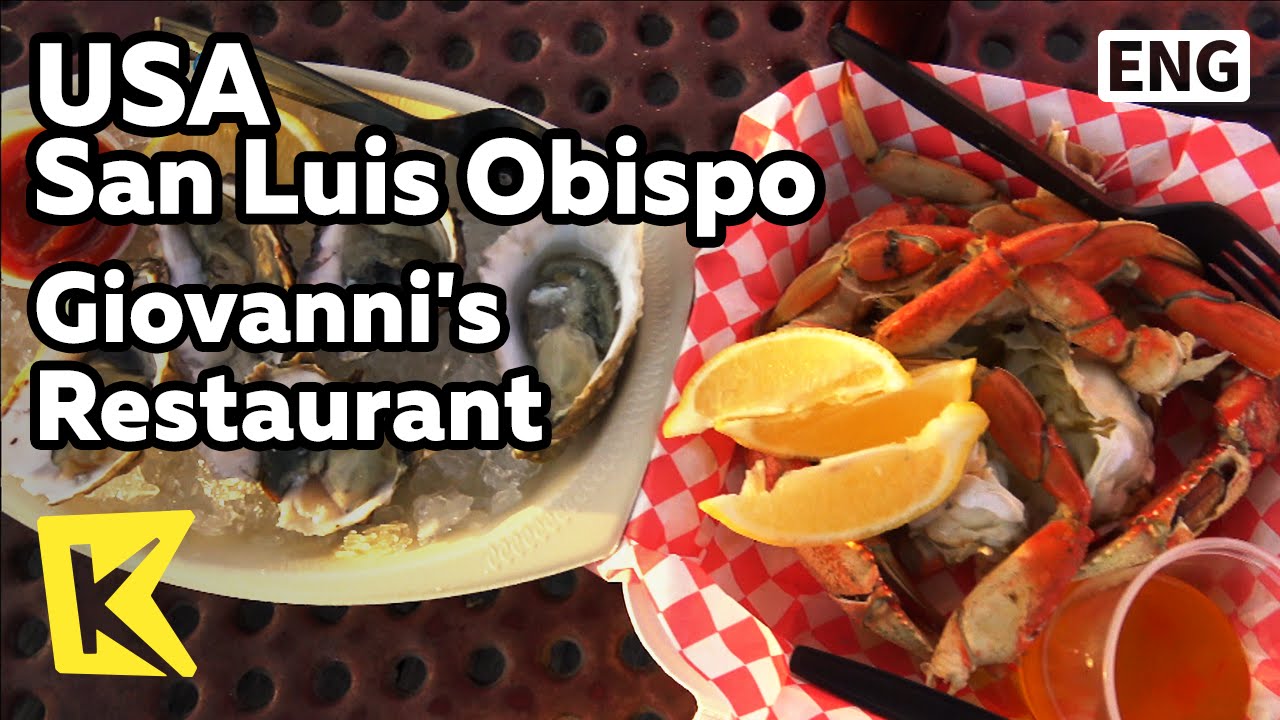 【K】USA Travel-San Luis Obispo[미국 여행-샌 루이스 오비스포]신선함을 요리하는 지오반니 식당/Seafood/Clam chowder/Giovanni