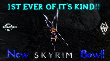 🔴Skyrim Mod Showcase #2- CUSTOM BOW WEAPON!! "X-BOW" 1ST EVER IN SKYRIM!! XBOX/PC Mods 2018