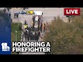 LIVE: Funeral procession honors Firefighter Rodney W. Pitts III - wbaltv.com