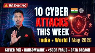 10 Cyber Attacks That Shook India & The World This Week! | Cyber Bulletin May 2026