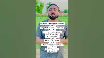 Nebosh registration process 👍🇶🇦🇵🇰✈️ #education #hse #job #younaskhanniazi007 #nebosh #safety