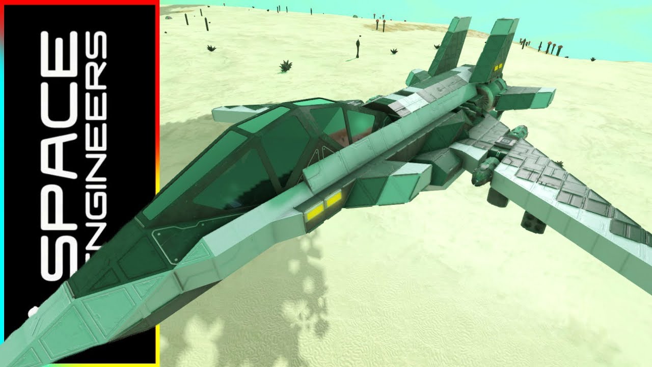 The Pixy Fighter Ship - Space Engineers - YouTube