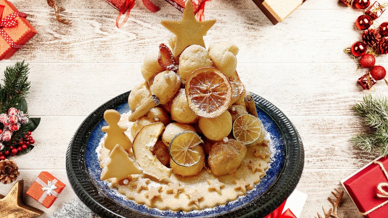 夢色パティシエール クロカンブッシュ 🎄クリスマススイーツ(クロカンブッシュ)croquembouche - YouTube