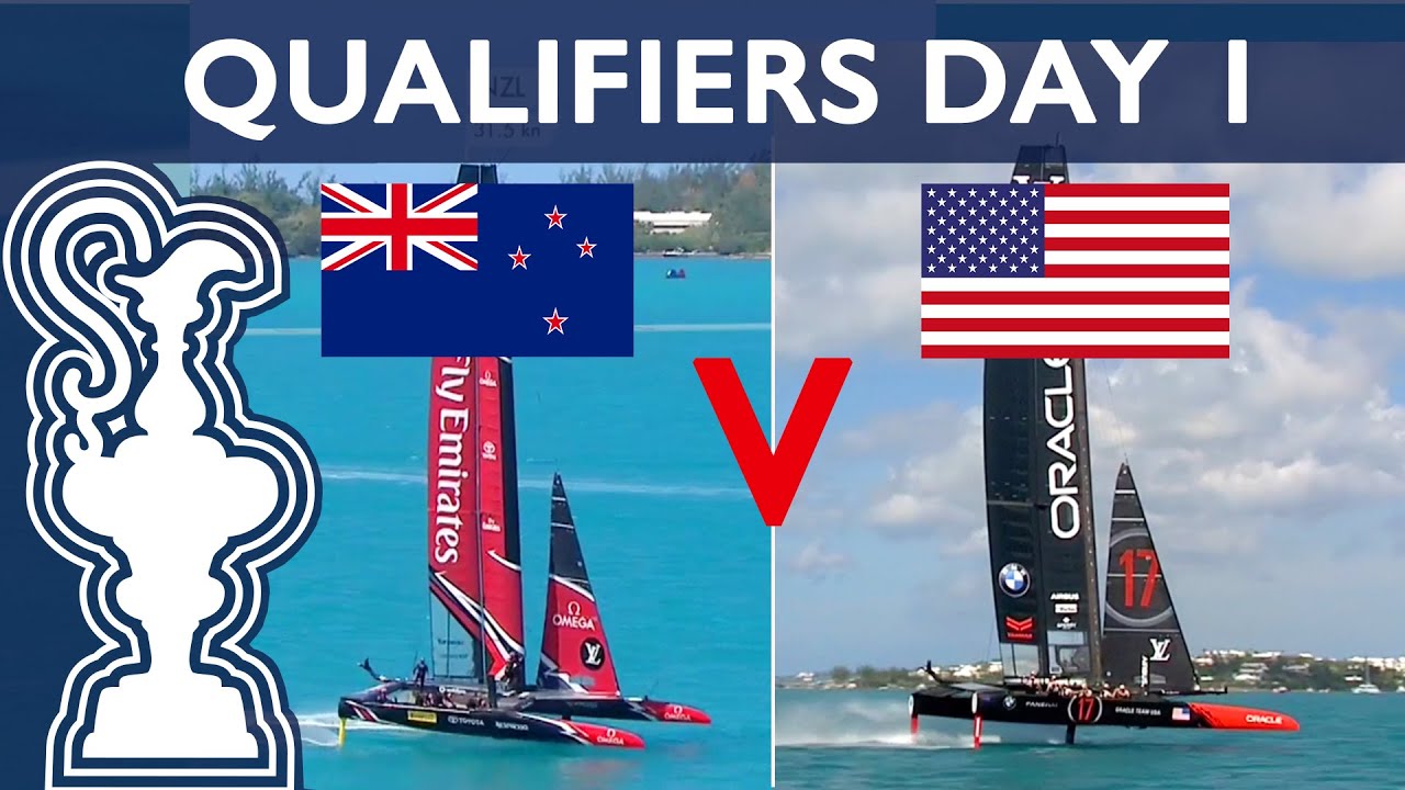 35th America's Cup LV Qualifiers Race 5 NZL vs. USA | AMERICA'S CUP