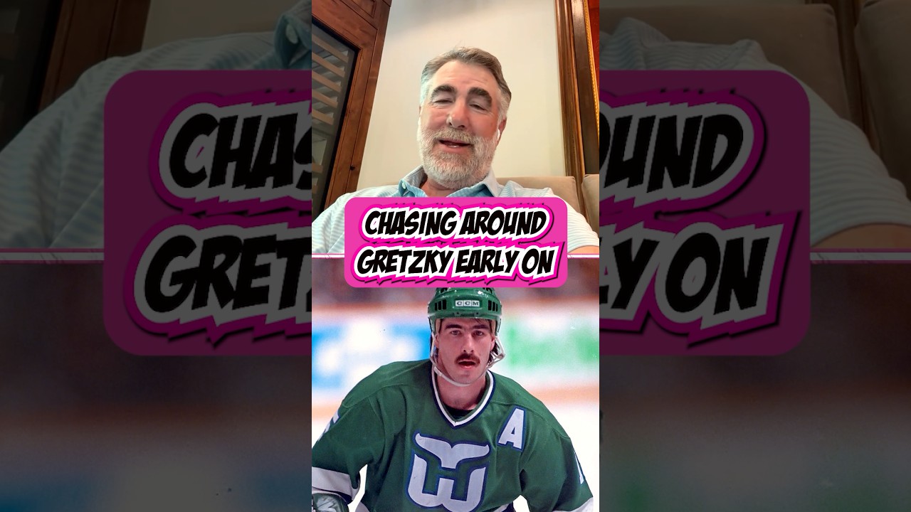 10 games into the NHL and Dave Tippett’s job was to cover the GREAT ONE.