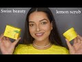 SWISS BEAUTY gel scrub lemon 🍋 ₹ 249/-  || Roop Sandhu