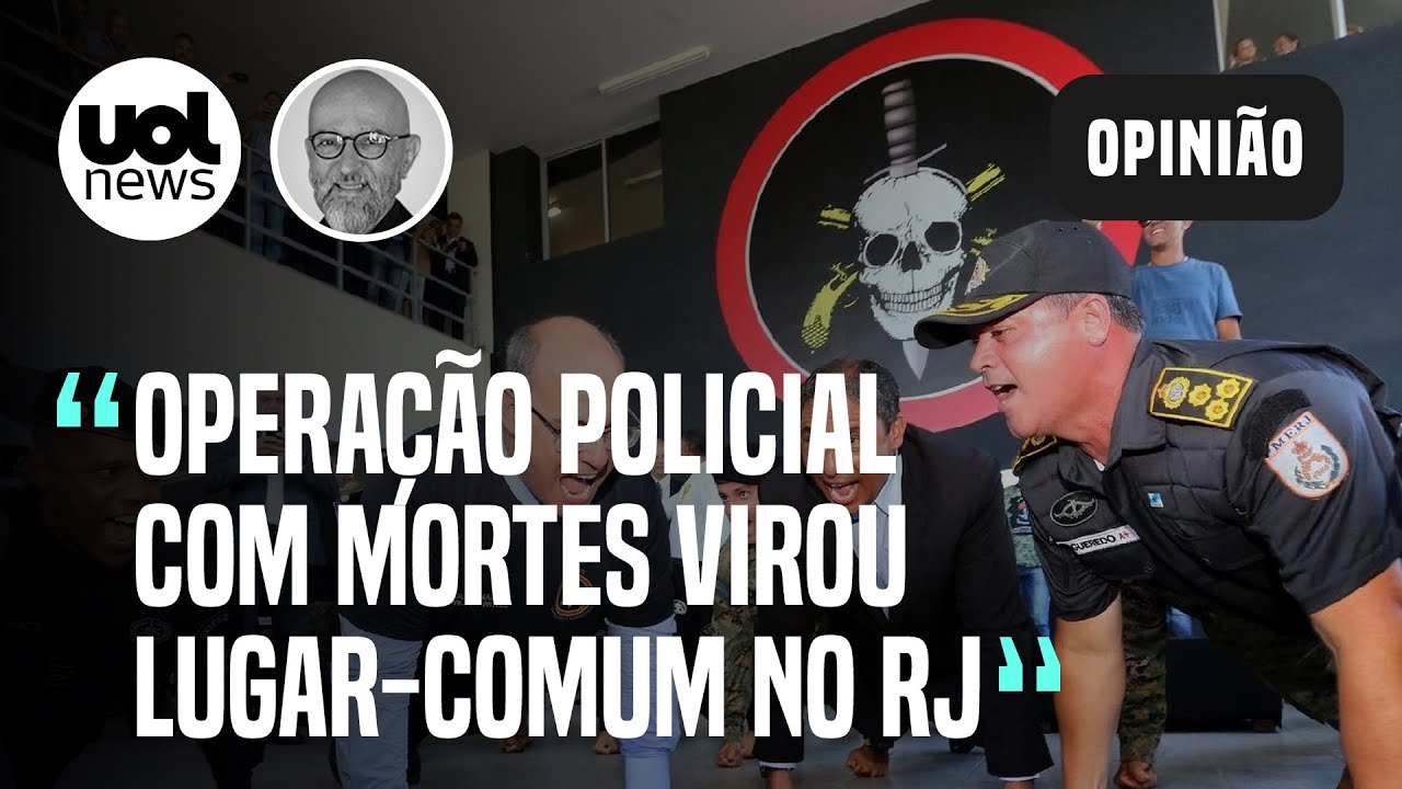 Operações policiais no RJ costumam ter muitos mortos, incluindo inocentes, opina Josias de Souza Operações policiais no RJ costumam ter muitos mortos, incluindo inocentes, opina Josias de Souza
