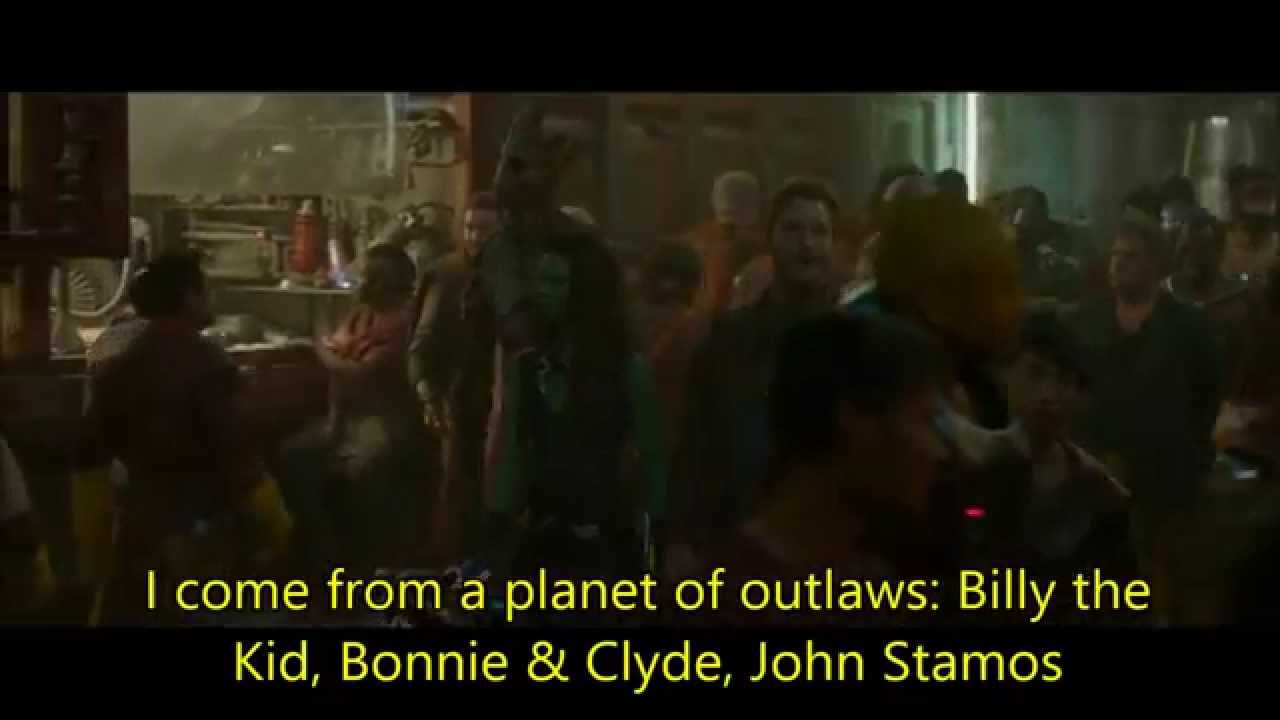 Guardians of the Galaxy -  I come from a planet of outlaws