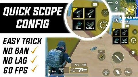 How to enable quick scope setting in pubg mobile lite