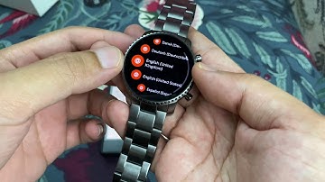 Fossil gen 4 explorist unboxing and pairing